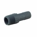 Boshart 3/4 In. MPT x 3/4 In. Insert Polypropylene Hose Adapter UPPA-07